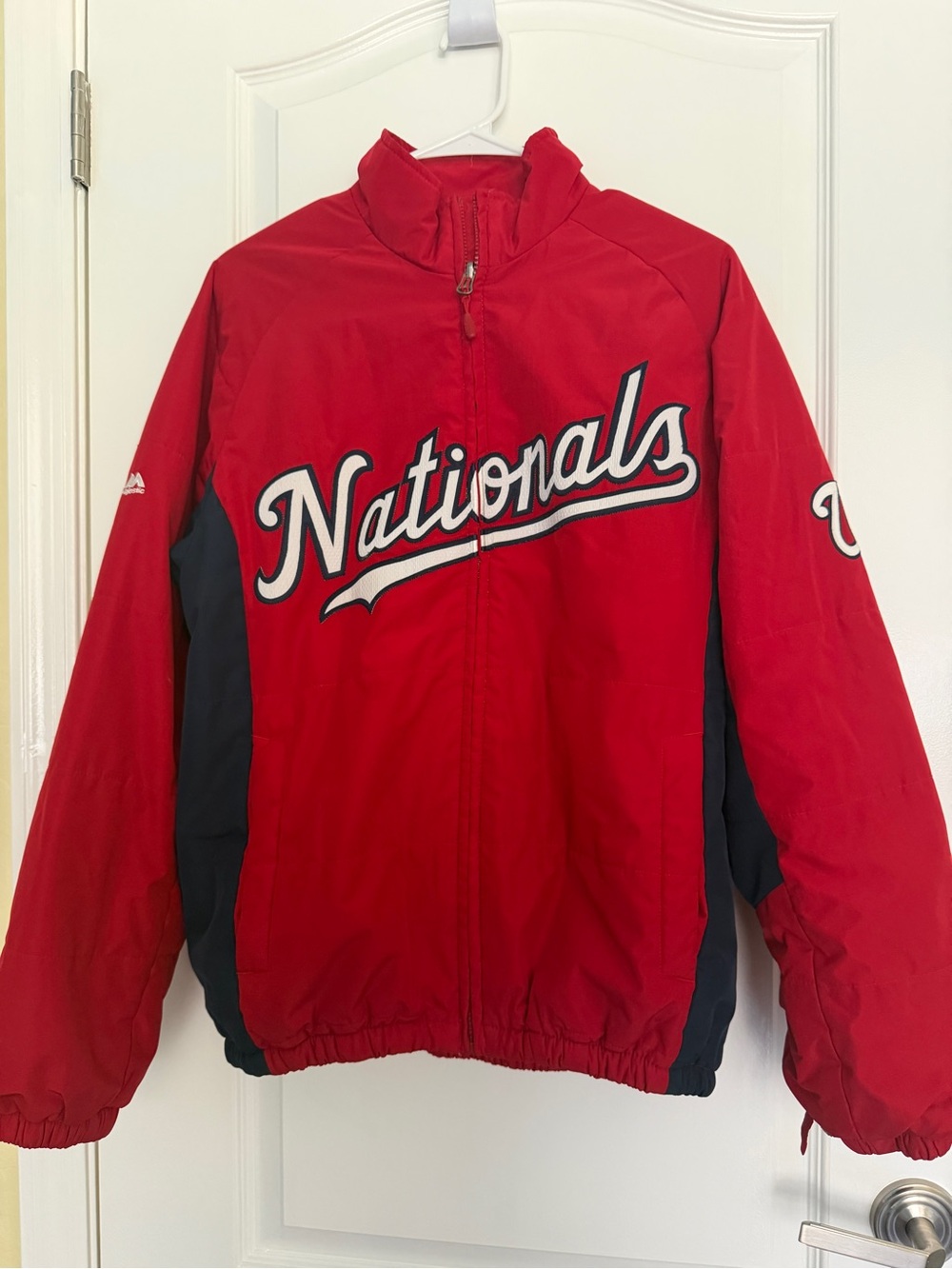 Majestic Washington Nationals Authentic Collection Jacket Adult Small